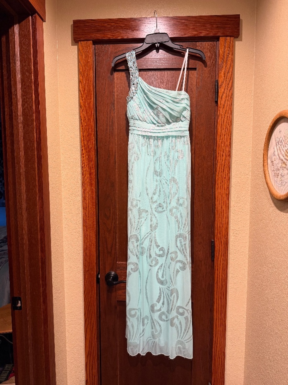 Formal Maxi Light green size 5 Dress